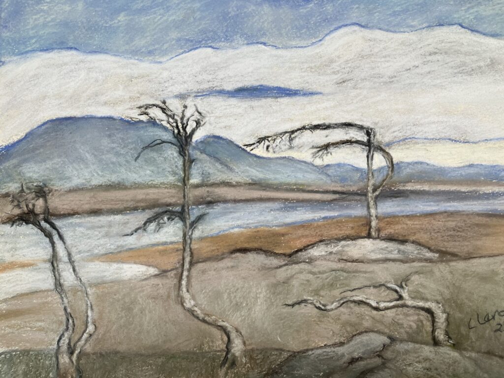 Loch na Keal Shore, from The Life of Trees series by Linda Leroy